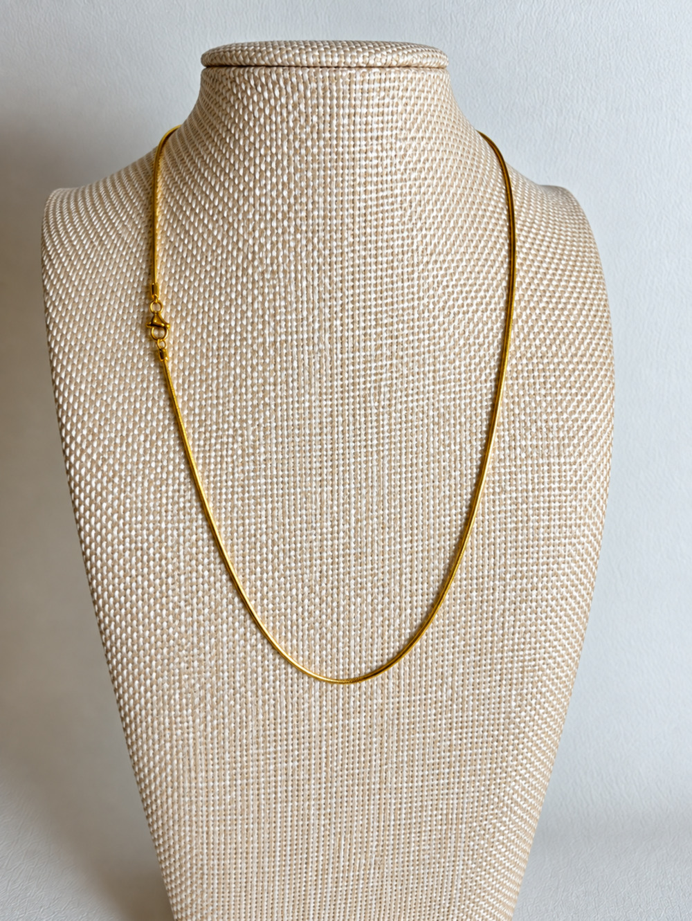 14K Yellow Gold 16" Snake Chain Necklace 3.66g Made in Italy Solid 14KT Gold